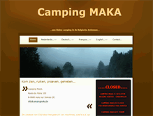 Tablet Screenshot of campingmaka.be